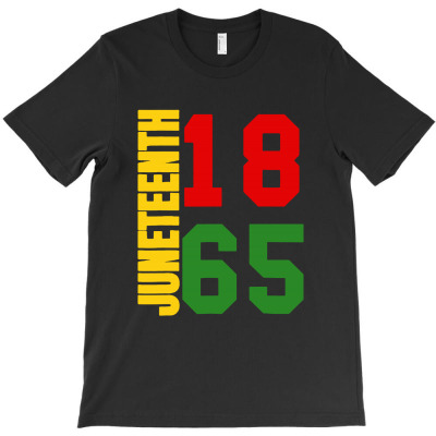 Black Proud African American For Juneteenth T-shirt Designed By Fun Tees