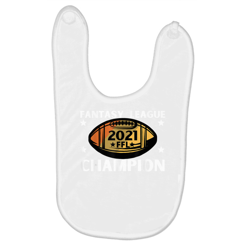 Fantasy League Champion Ffl Football 2021 Winner Vintage T Shirt Baby Bibs | Artistshot