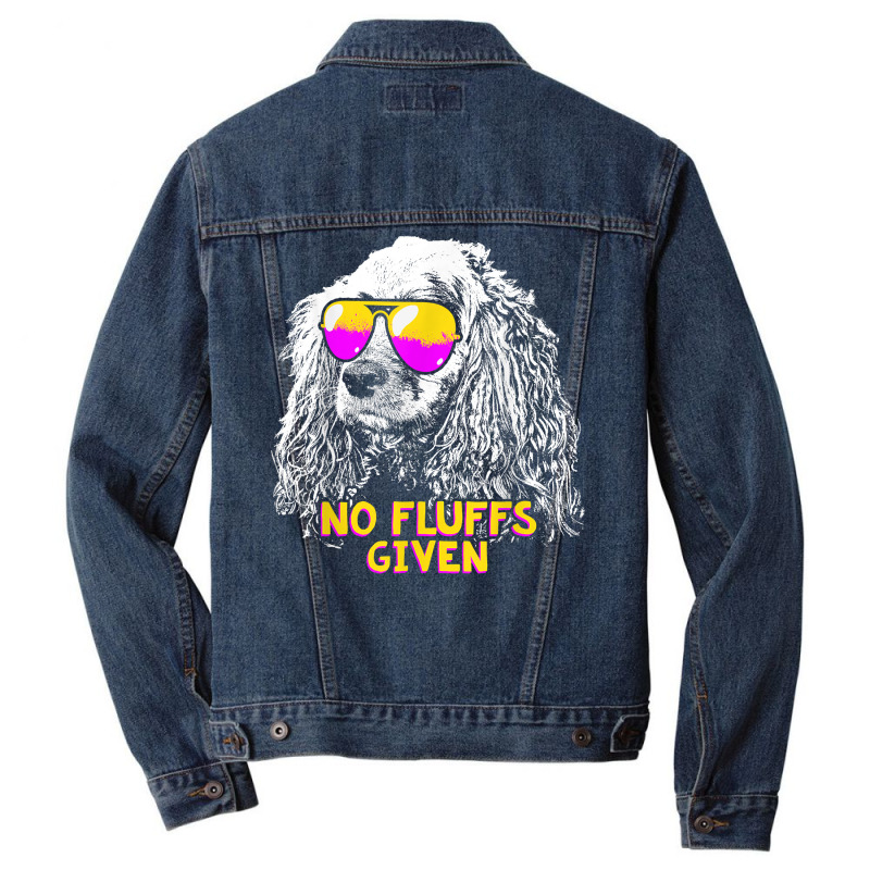 Cocker Spaniel No Fluffs Funny T Shirt Men Denim Jacket by copedoire | Artistshot