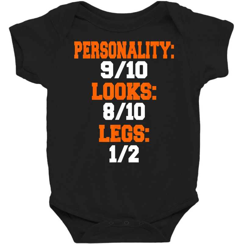 Legs 12 Funny Leg Amputee Prosthetic Surgery Humor Graphic T Shirt Baby Bodysuit by abdurrehmancappucci | Artistshot