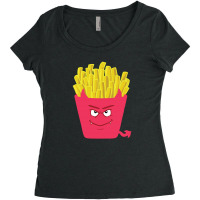 Evil Fries Women's Triblend Scoop T-shirt | Artistshot