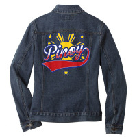 Filipino Shirts For Men Pinoy Philippine Flag Sun And Stars T Shirt Ladies Denim Jacket | Artistshot