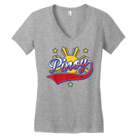 Filipino Shirts For Men Pinoy Philippine Flag Sun And Stars T Shirt Women's V-neck T-shirt | Artistshot