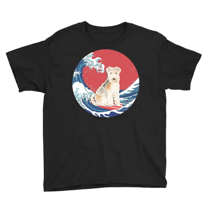 Lakeland Terrier T  Shirt Lakeland Terrier Gifts   Ocean Waves Surfing Youth Tee by nyliumgaloshes | Artistshot