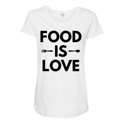 food is love Maternity Scoop Neck T-shirt | Artistshot
