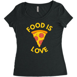 food is love Women's Triblend Scoop T-shirt | Artistshot