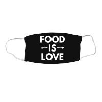 Food Is Love Face Mask Rectangle | Artistshot