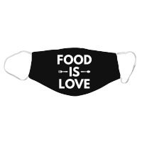 Food Is Love Face Mask | Artistshot
