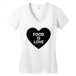 food is love Women's V-Neck T-Shirt | Artistshot