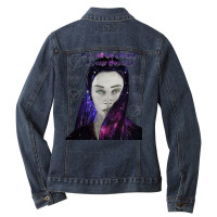 Divination Ladies Denim Jacket | Artistshot