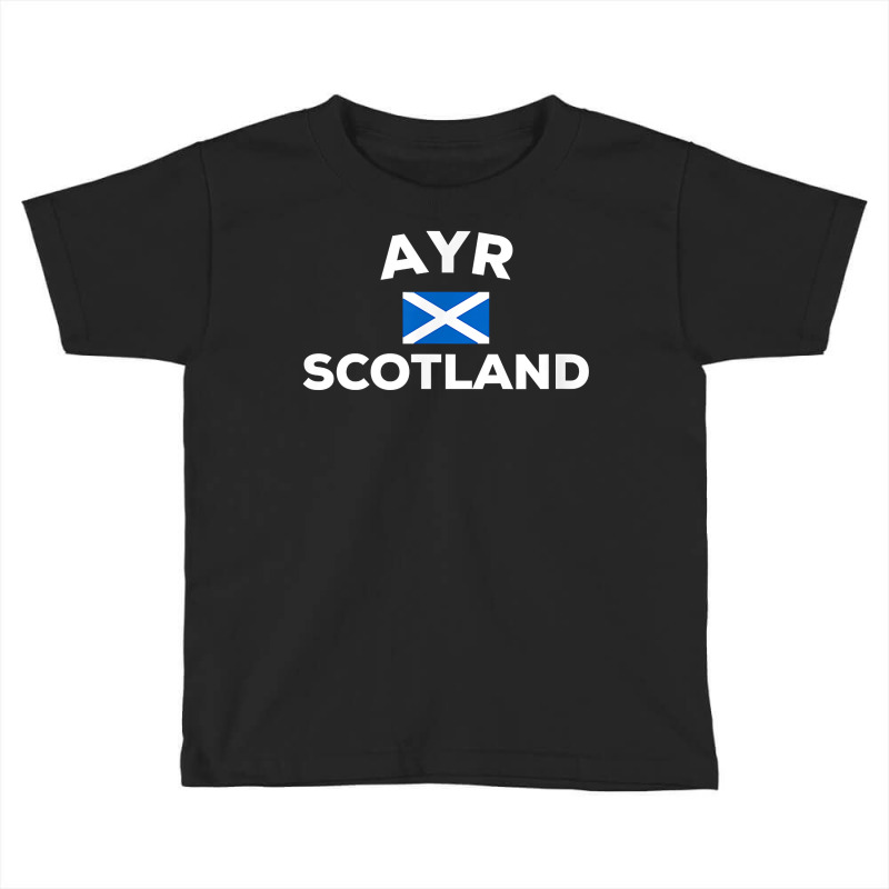 Ayr Scotland Scottish Flag City Tourist Souvenir Gift T Shirt Toddler T-shirt | Artistshot