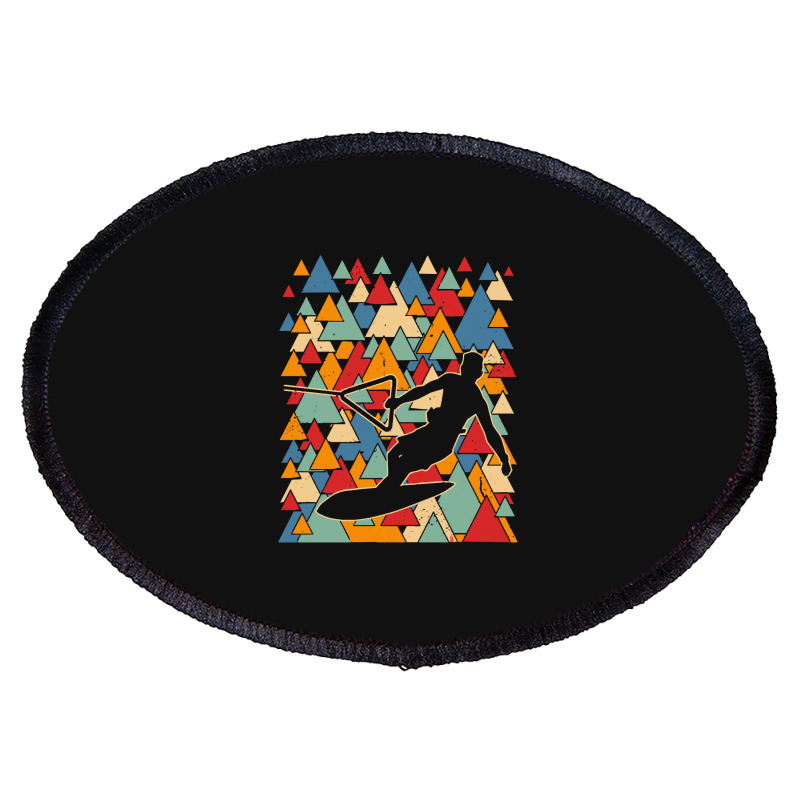 Wakeboarding Lover T  Shirt Wakeboarding Wakeboarder Wakeboard Water T Oval Patch | Artistshot