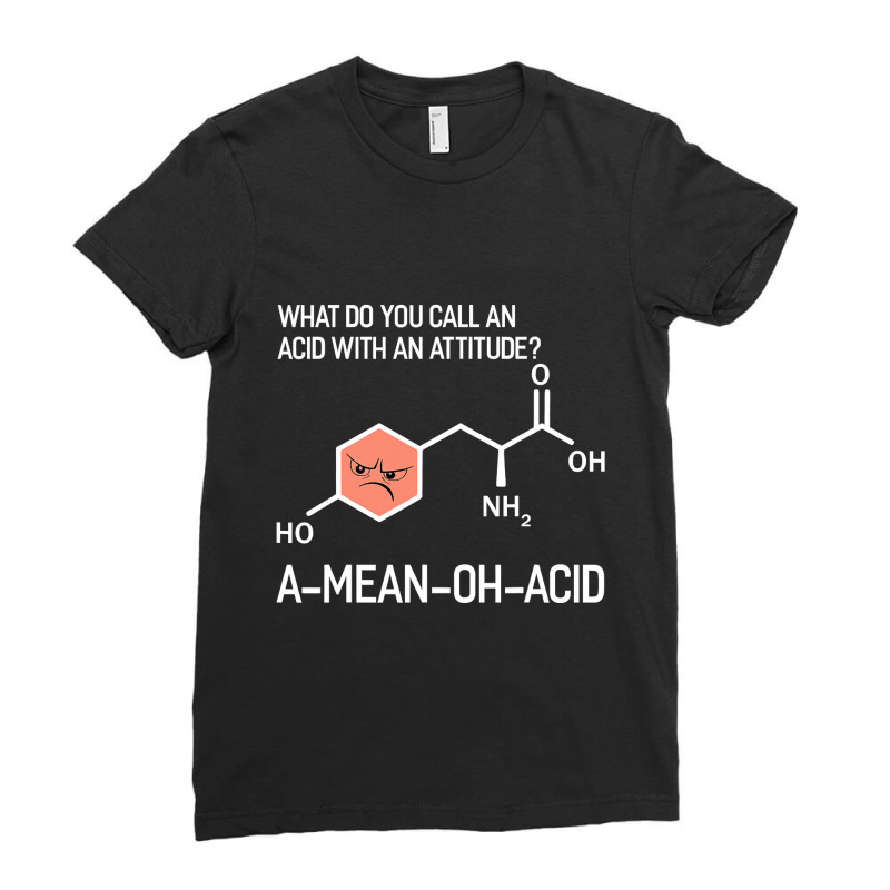 Humor Nerdy Chemistry T Shirt Gifts Amino Acid For Women Men Ladies Fitted T-Shirt by HUUY | Artistshot