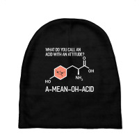 Humor Nerdy Chemistry T Shirt Gifts Amino Acid For Women Men Baby Beanies | Artistshot