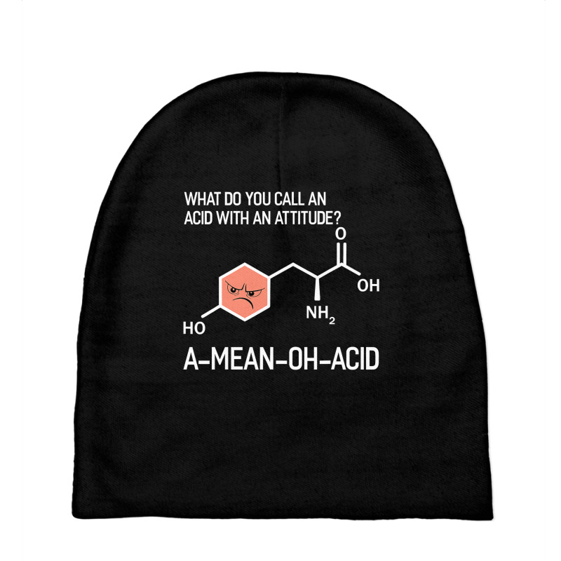 Humor Nerdy Chemistry T Shirt Gifts Amino Acid For Women Men Baby Beanies by HUUY | Artistshot