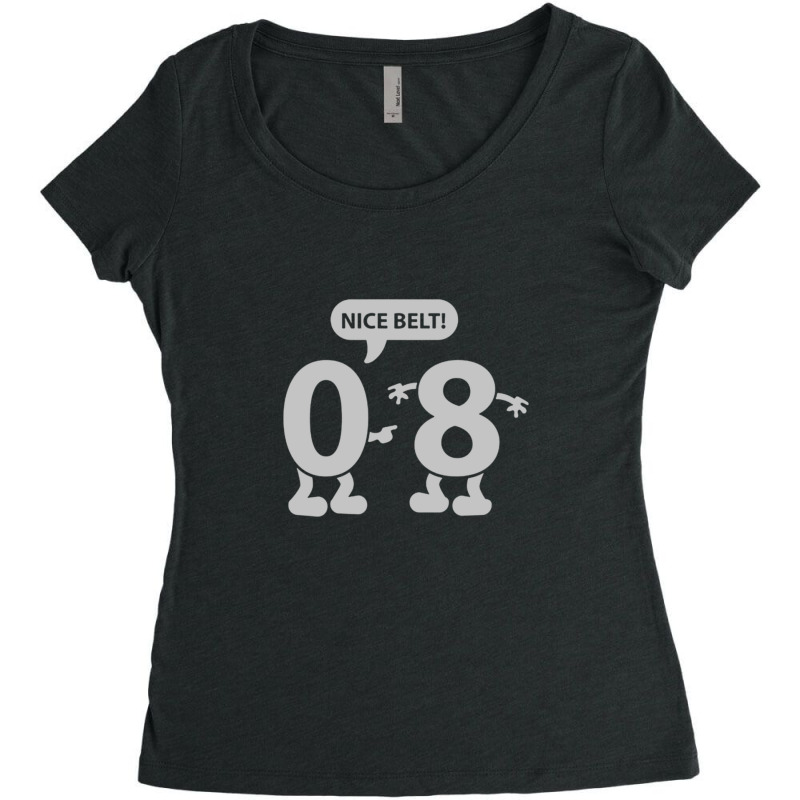 Zero To Eight Women's Triblend Scoop T-shirt by abshato | Artistshot