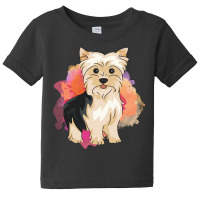 Yorkshire Terrier Dog T  Shirt Yorkshire Terrier Dog, Dog Lovers Gift. Baby Tee | Artistshot