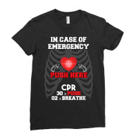 Funny Cpr Instructor First Aid For Nurses Cpr Instructor T Shirt Ladies Fitted T-shirt | Artistshot