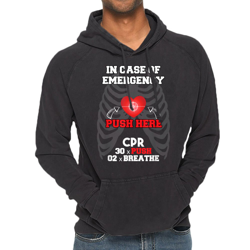 Funny Cpr Instructor First Aid For Nurses Cpr Instructor T Shirt Vintage Hoodie by johnjosephmenk | Artistshot