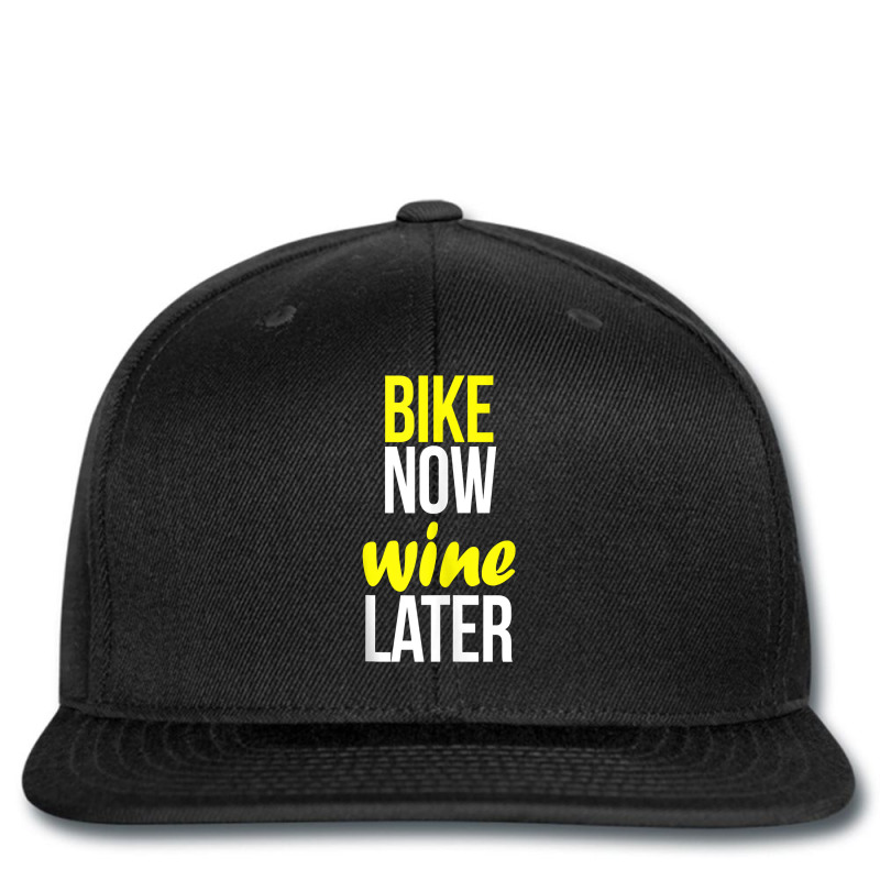 Cycle Bike Now Wine Later Funny Cyclist Cycling Gift Tank Top Printed Hat | Artistshot