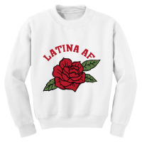 Latina Af Rose Youth Sweatshirt | Artistshot