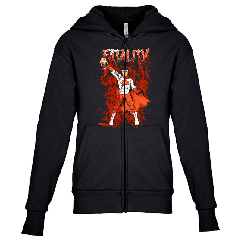 Fatality Youth Zipper Hoodie by btrreal | Artistshot