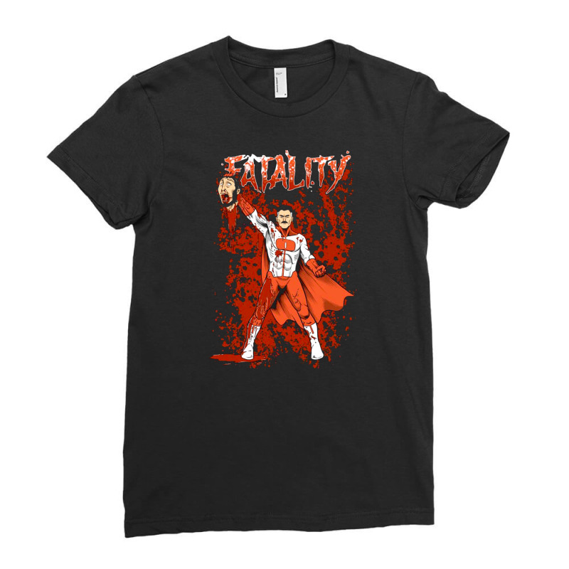 Fatality Ladies Fitted T-Shirt by btrreal | Artistshot