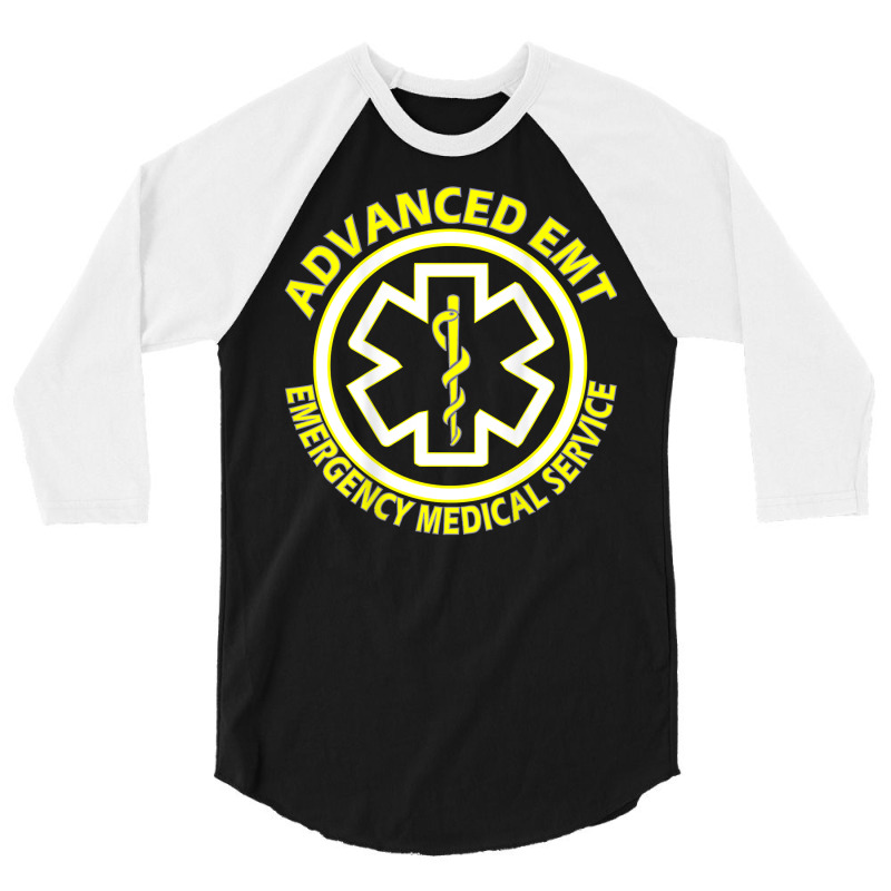 Advanced Emergency Medical Technicians (aemt) Kit Back Print T Shirt 3/4 Sleeve Shirt | Artistshot