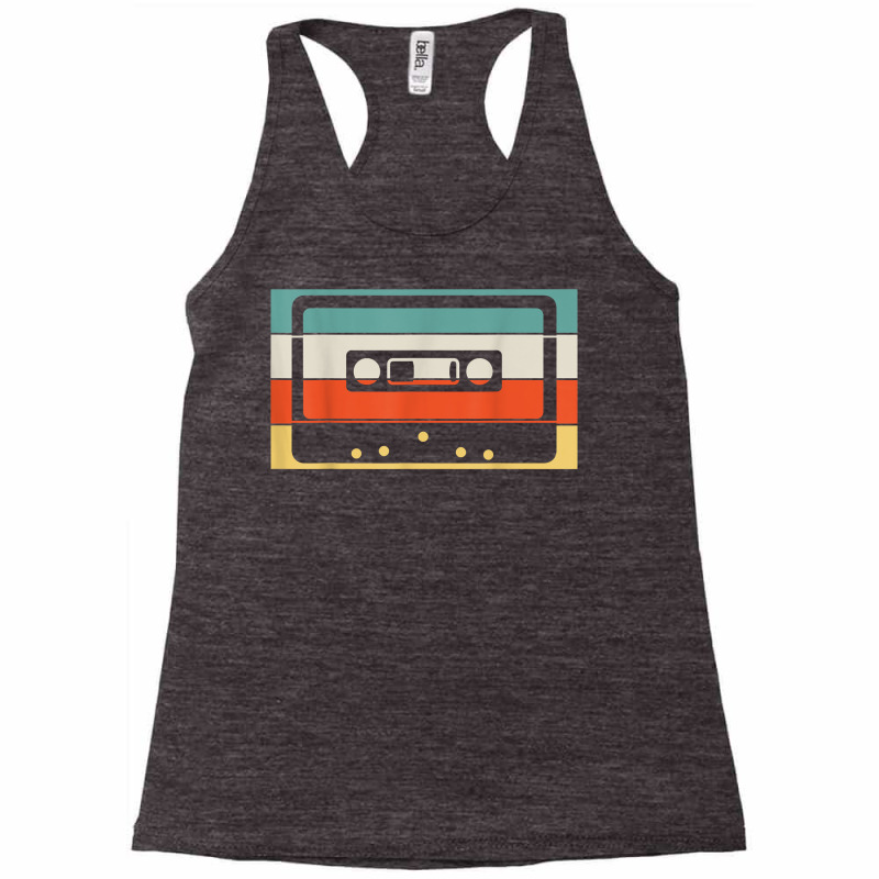 Cassette Tape 80's 90's Music Retro T Shirt Racerback Tank by erinlorrai | Artistshot