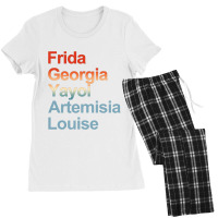 Frida Georgia Yayoi Artemisia Louise Women's Pajamas Set | Artistshot