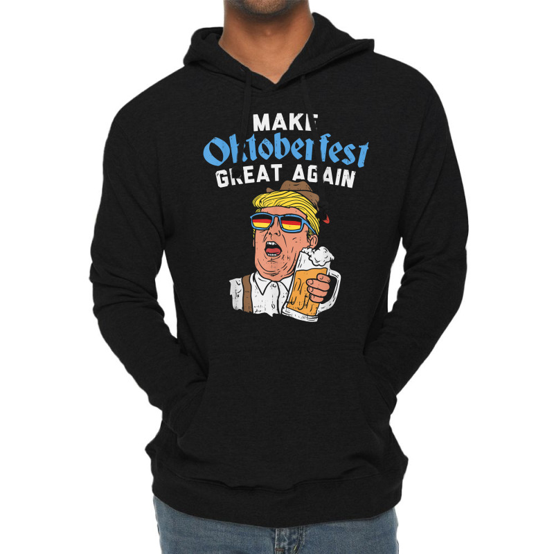 Make Oktoberfest Great Again Funny Trump Drink Beer Mug Gift T Shirt Lightweight Hoodie by copedoire | Artistshot