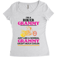 Biker Grammy... Women's Triblend Scoop T-shirt | Artistshot