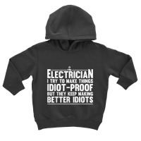 Electrician Funny Electrician Art Dad Lineman Electronics Engineers Toddler Hoodie | Artistshot