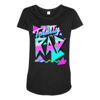 1980's Style Totally Rad 80s Casual  V.10.1 Tank Top Maternity Scoop Neck T-shirt | Artistshot