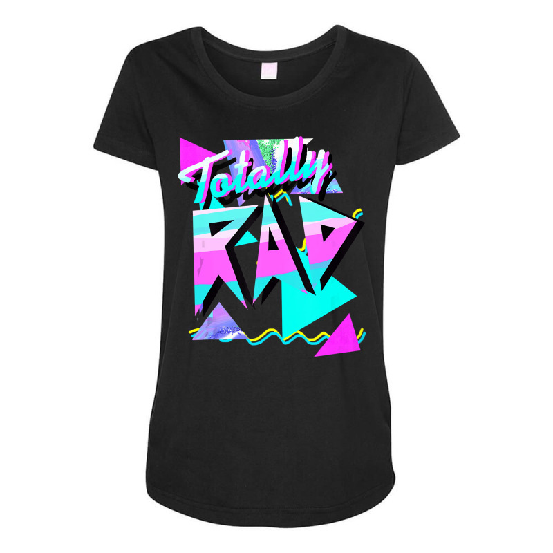 1980's Style Totally Rad 80s Casual  V.10.1 Tank Top Maternity Scoop Neck T-shirt by time5803 | Artistshot