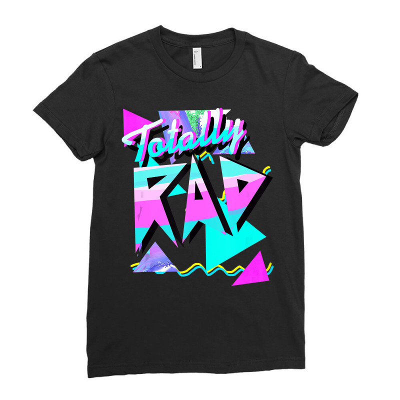 1980's Style Totally Rad 80s Casual  V.10.1 Tank Top Ladies Fitted T-Shirt by time5803 | Artistshot