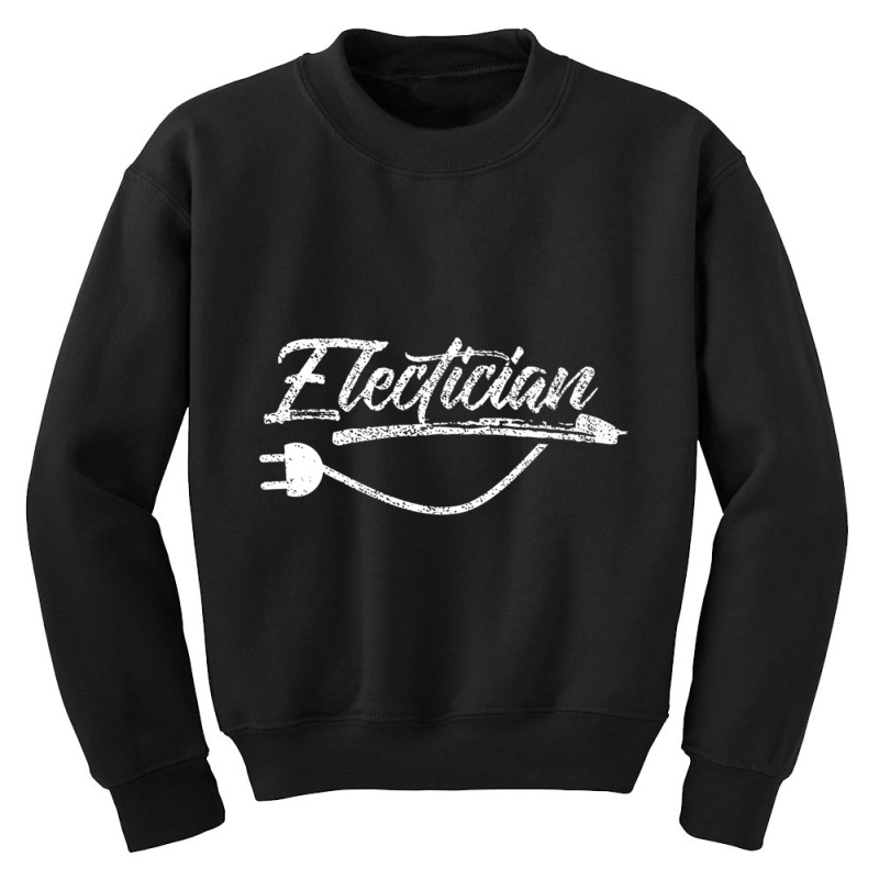 Electrician Electrician Electrical Electric Electronic Youth Sweatshirt by urethrapricey | Artistshot