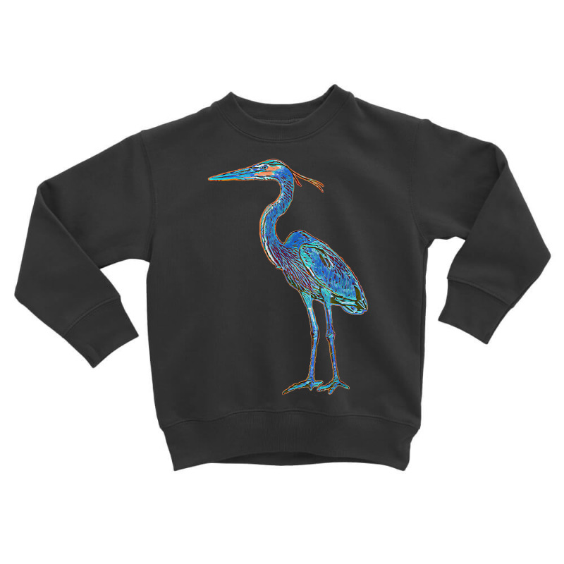 Pop Art Wildlife Popart Blue Illustration Herring Gull Bird T Shirt Toddler Sweatshirt | Artistshot