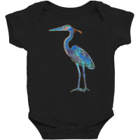 Pop Art Wildlife Popart Blue Illustration Herring Gull Bird T Shirt Baby Bodysuit | Artistshot