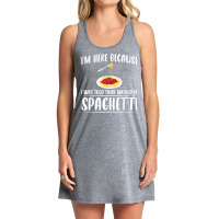 I'm Just Here For Spaghetti Pasta Italian Foodie Lover T Shirt Tank Dress | Artistshot