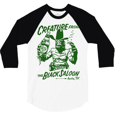 Creature From The Black Lagoon T Shirt Funny Beer T Shirt Bar Pub Shir 3/4 Sleeve Shirt Designed By Donart
