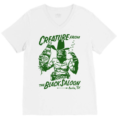 Creature From The Black Lagoon T Shirt Funny Beer T Shirt Bar Pub Shir V-neck Tee Designed By Donart