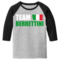 Team Matteo Berrettini Youth 3/4 Sleeve | Artistshot