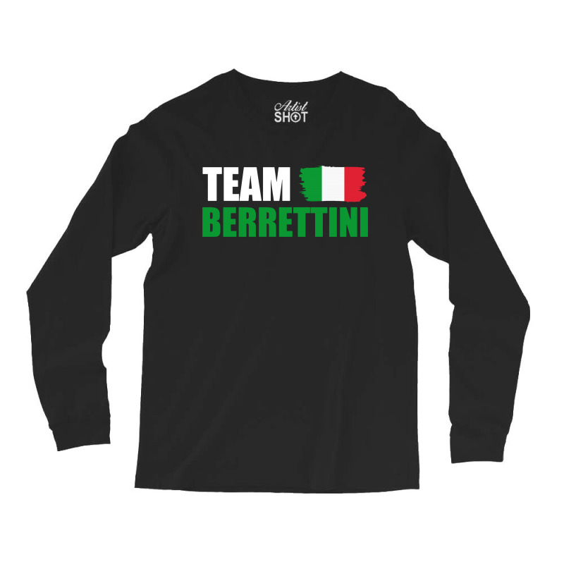 Team Matteo Berrettini Long Sleeve Shirts | Artistshot