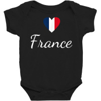 French Pride, France Travel, Love France, Paris France Flag T Shirt Baby Bodysuit | Artistshot