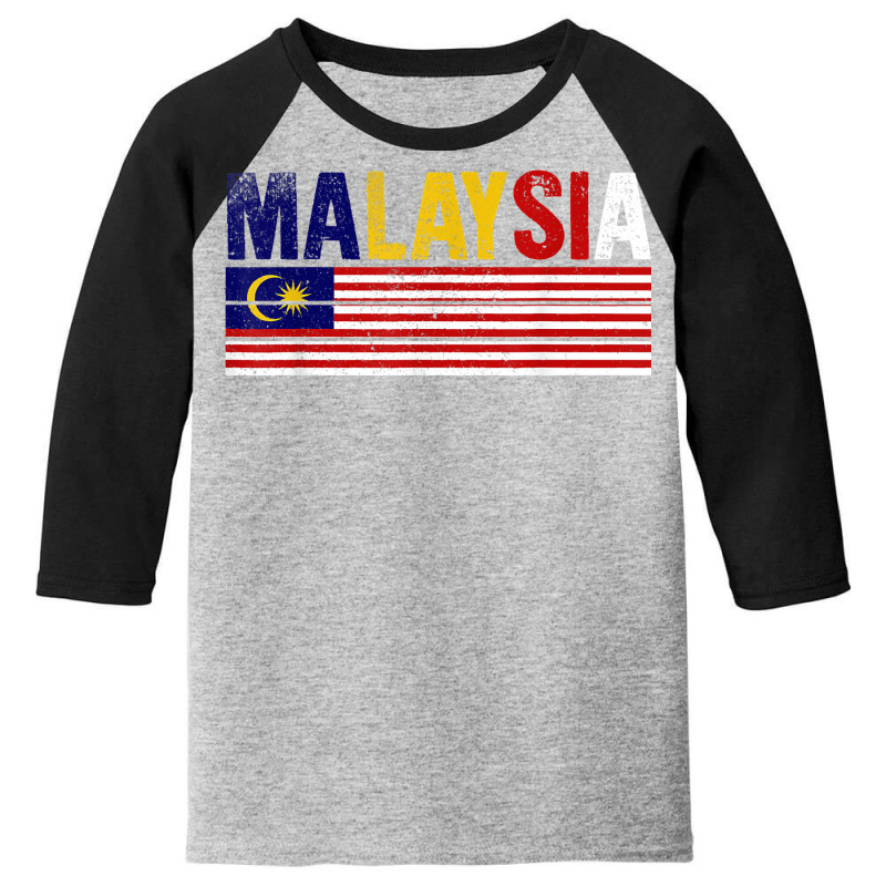 Malaysia Flag Malaysian Mens Womens Kids T Shirt Youth 3/4 Sleeve by emly9i8u7y6y5t | Artistshot