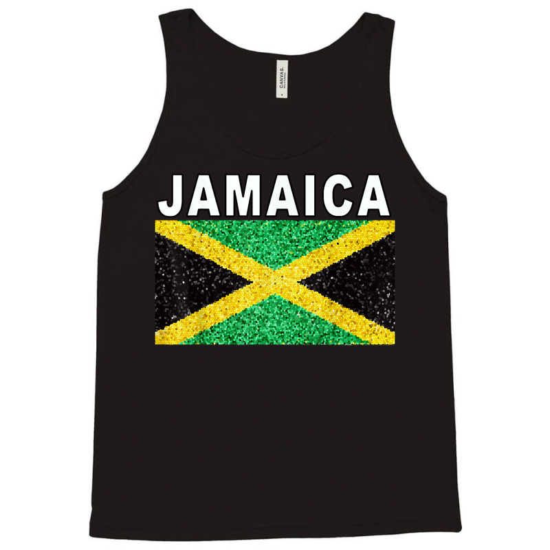 Jamaica Flag Artistic Jamaican National Pride T Shirt Tank Top by rainandehay | Artistshot