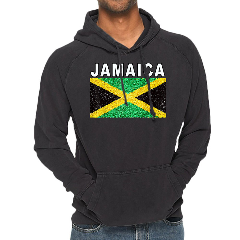 Jamaica Flag Artistic Jamaican National Pride T Shirt Vintage Hoodie by rainandehay | Artistshot