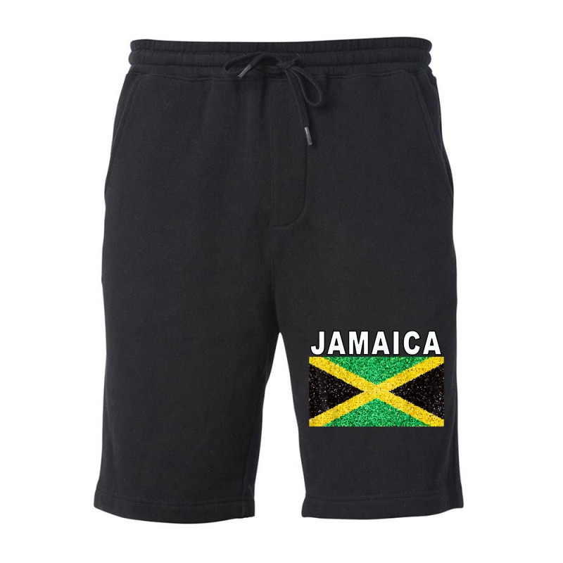 Jamaica Flag Artistic Jamaican National Pride T Shirt Fleece Short by rainandehay | Artistshot