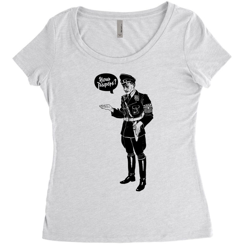 A Wolf In Schwein's Clothing Women's Triblend Scoop T-shirt by DitreamX | Artistshot